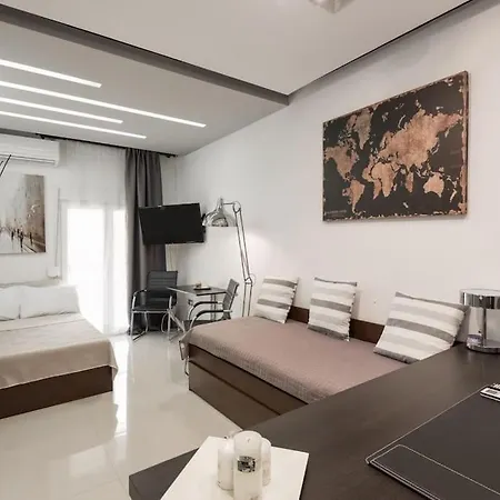 Appartement Modern Office Apartment.wifi,2a/c,luxury Fur/tures Thessalonique